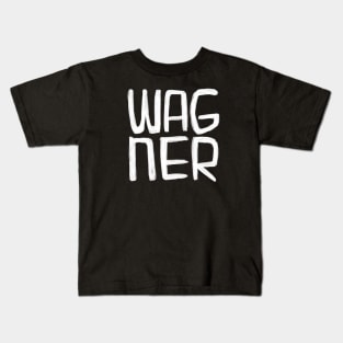 Classical Composer, Richard Wagner. Kids T-Shirt